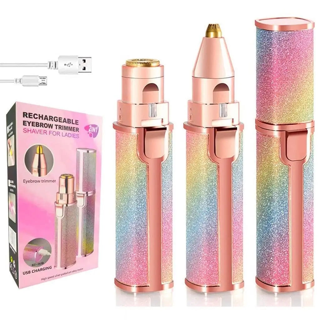 2-in-1 Eyebrow Trimmer & Shaver – Perfect Brows, Smooth Skin Instantly