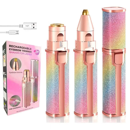 2-in-1 Eyebrow Trimmer & Shaver – Perfect Brows, Smooth Skin Instantly