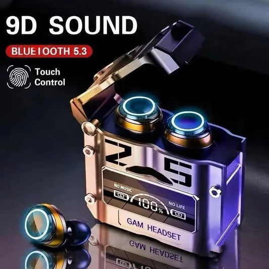 M25 Bluetooth 5.3 Wireless Earbuds - LED Battery Display, Waterproof - Auk deals
