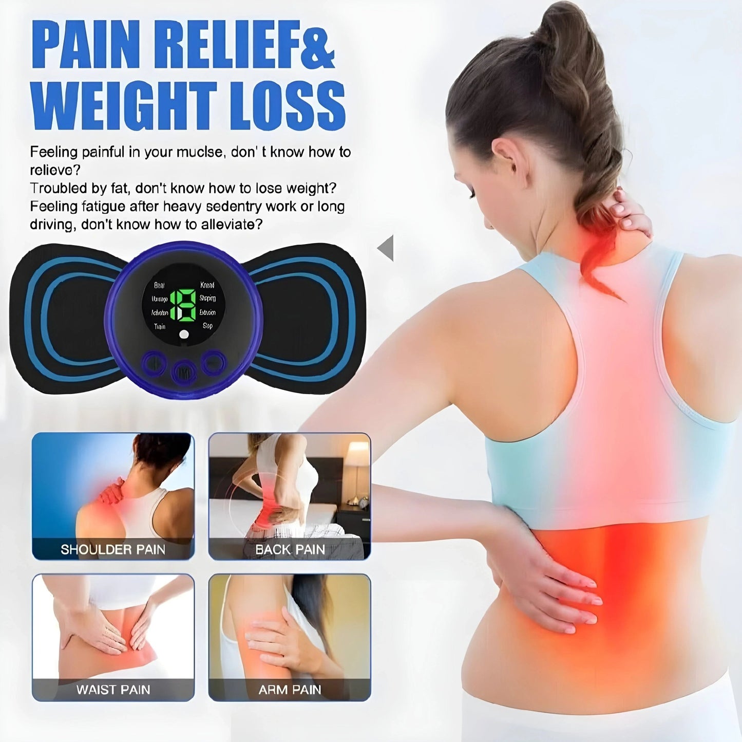 Mini Body Massager - 1 Pcs Portable Massage Instrument - Auk deals