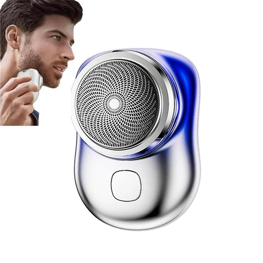 Mini Portable Electric Hair Shaver with 5 - Blade System & Pop - Up Trimmer - Mini and Water Resistant - Auk deals